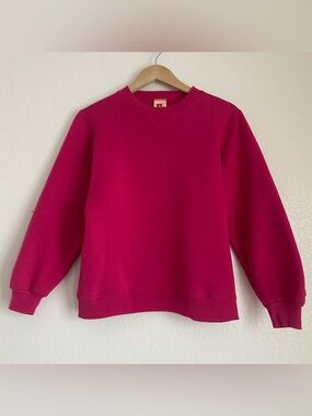 1970's Russell Athletic Ladies blank pink crewneck sweatshirt, S